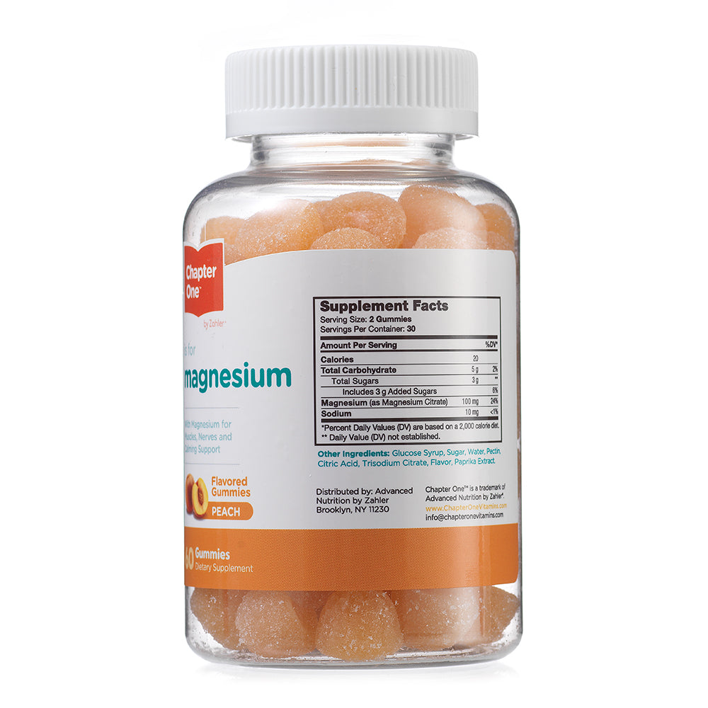 Magnesium Gummies Peach