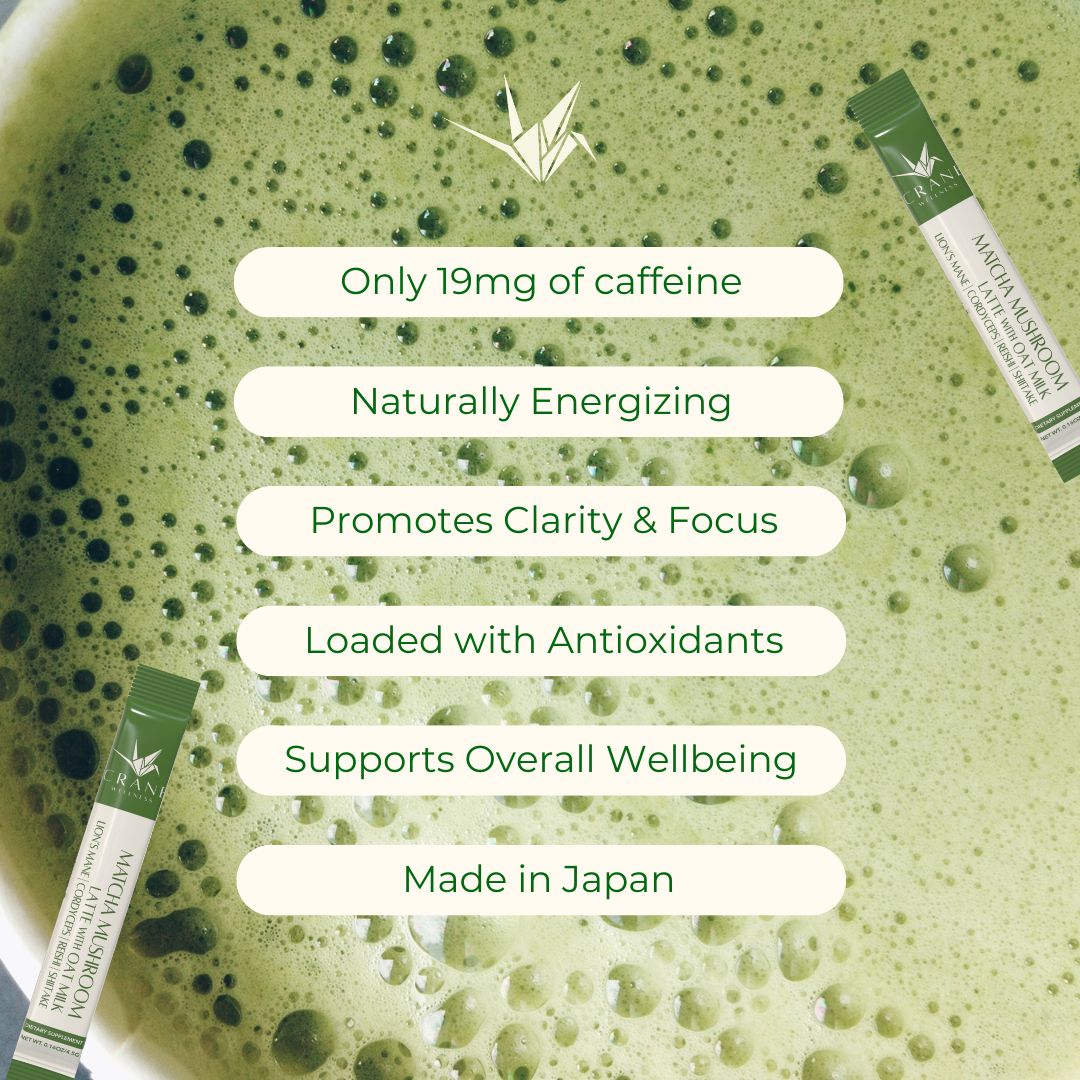 Matcha Mushroom Latte
