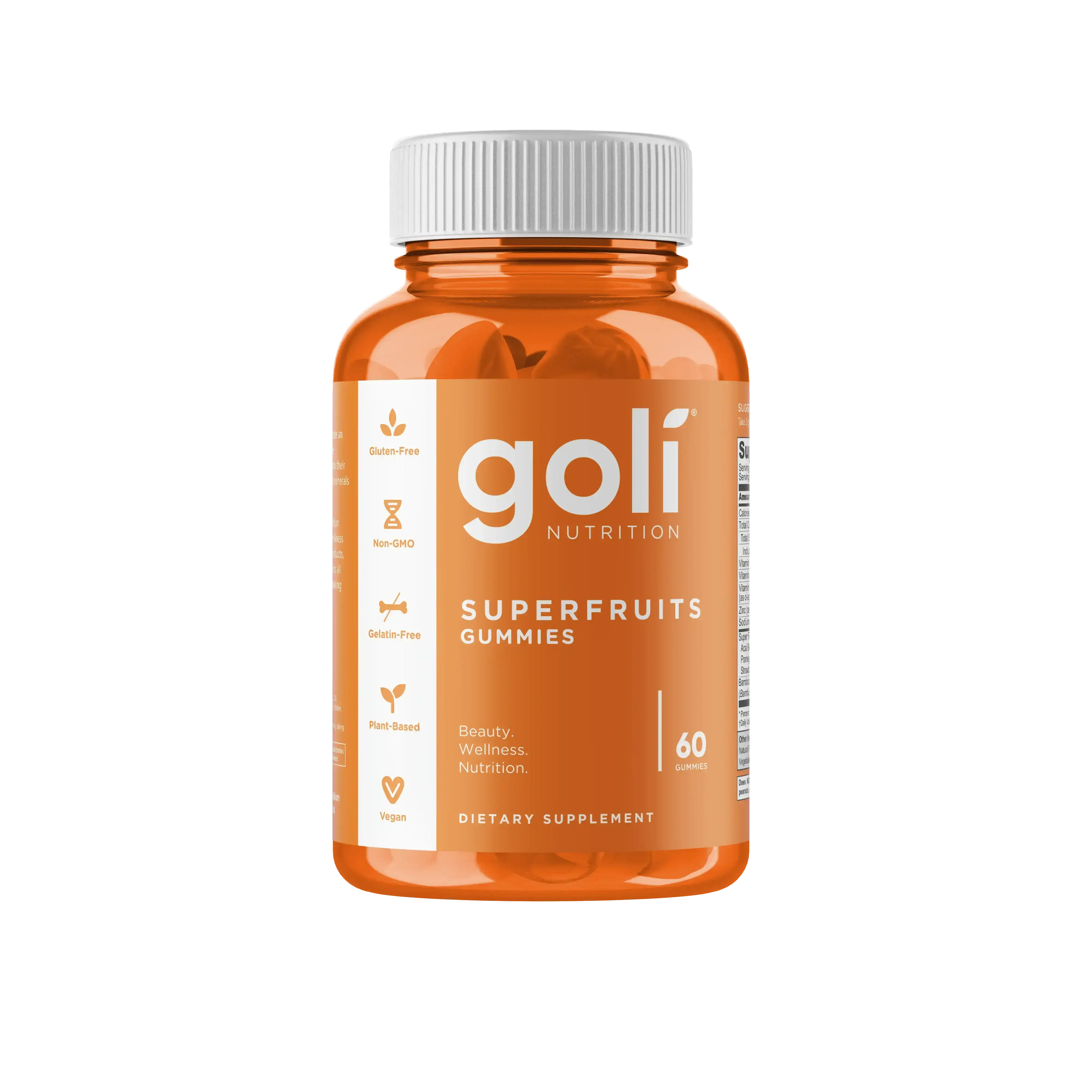 MP 1 Bottle of Goli Nutrition Mixed Fruit Superfruits Gummies, 60 CT