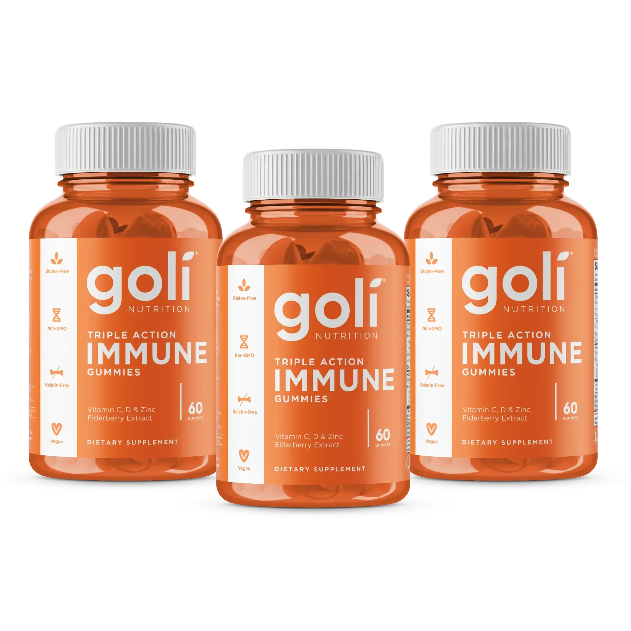 MP 1 Bottle of Goli Nutrition Mixed Fruit Superfruits Gummies, 60 CT