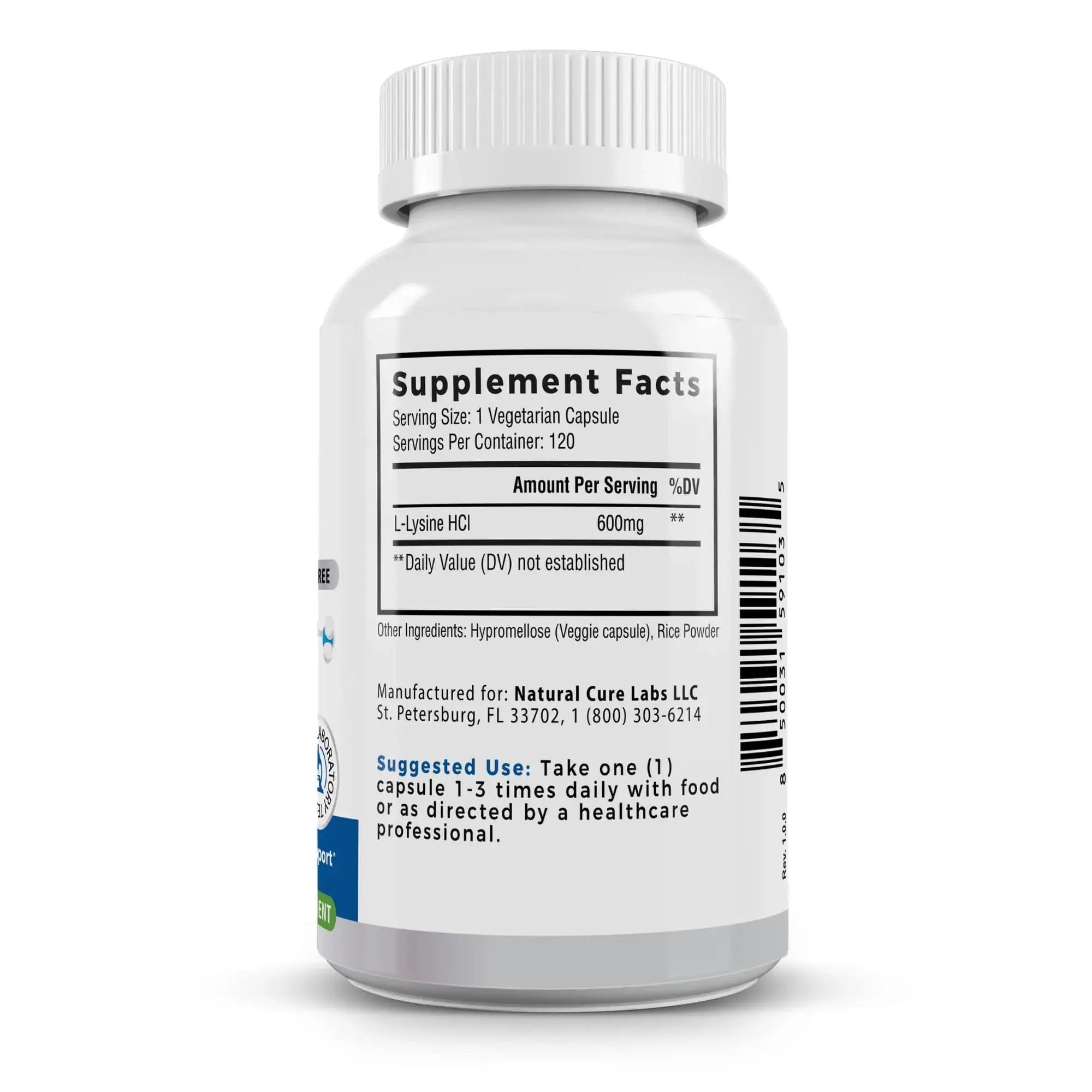 Clean L-Lysine 600mg