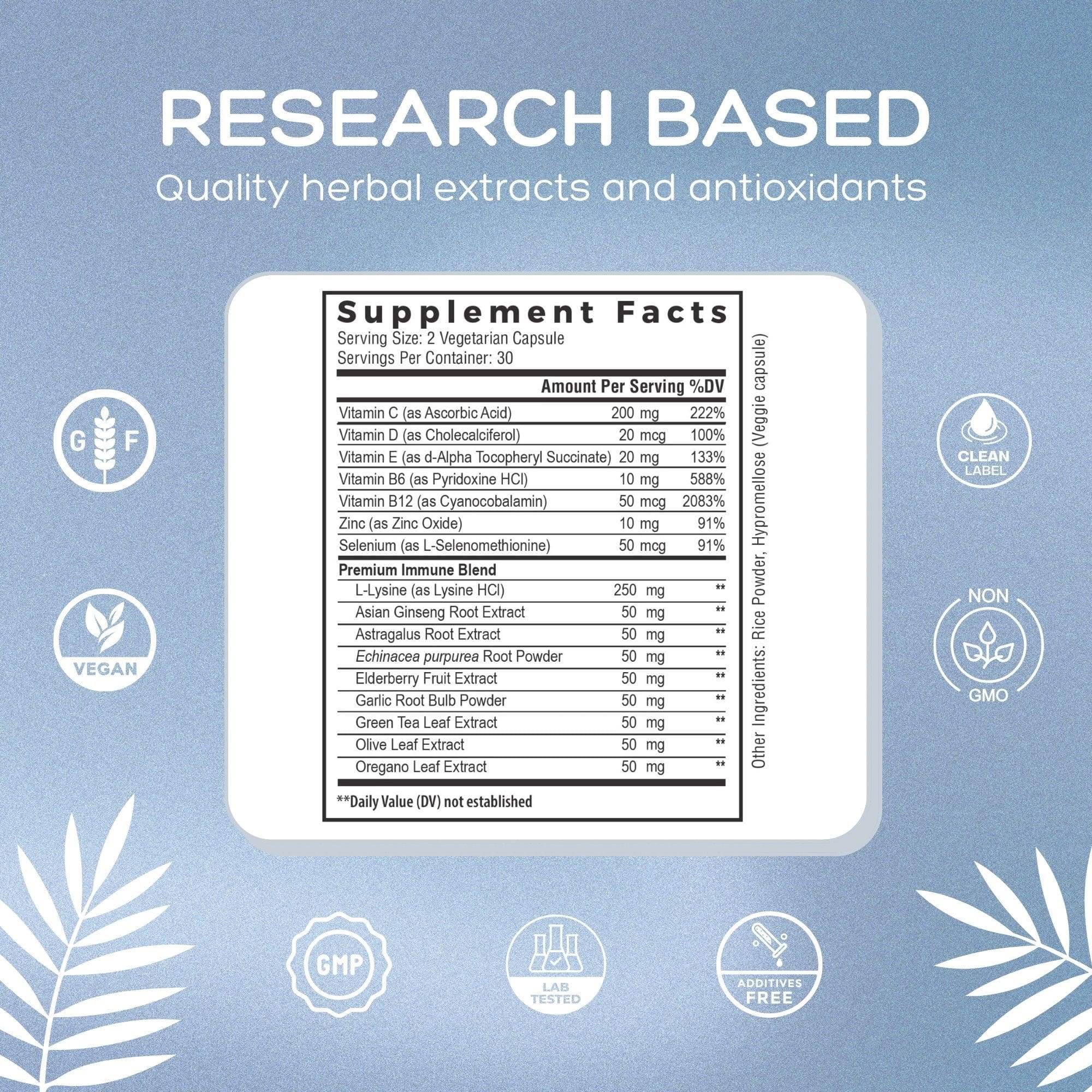 Clean L-Lysine & Premium Immune Support