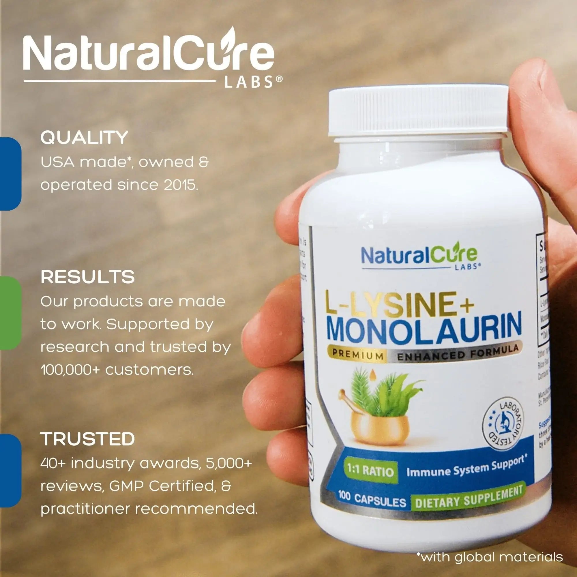 L-Lysine + Monolaurin & Clean L-Lysine