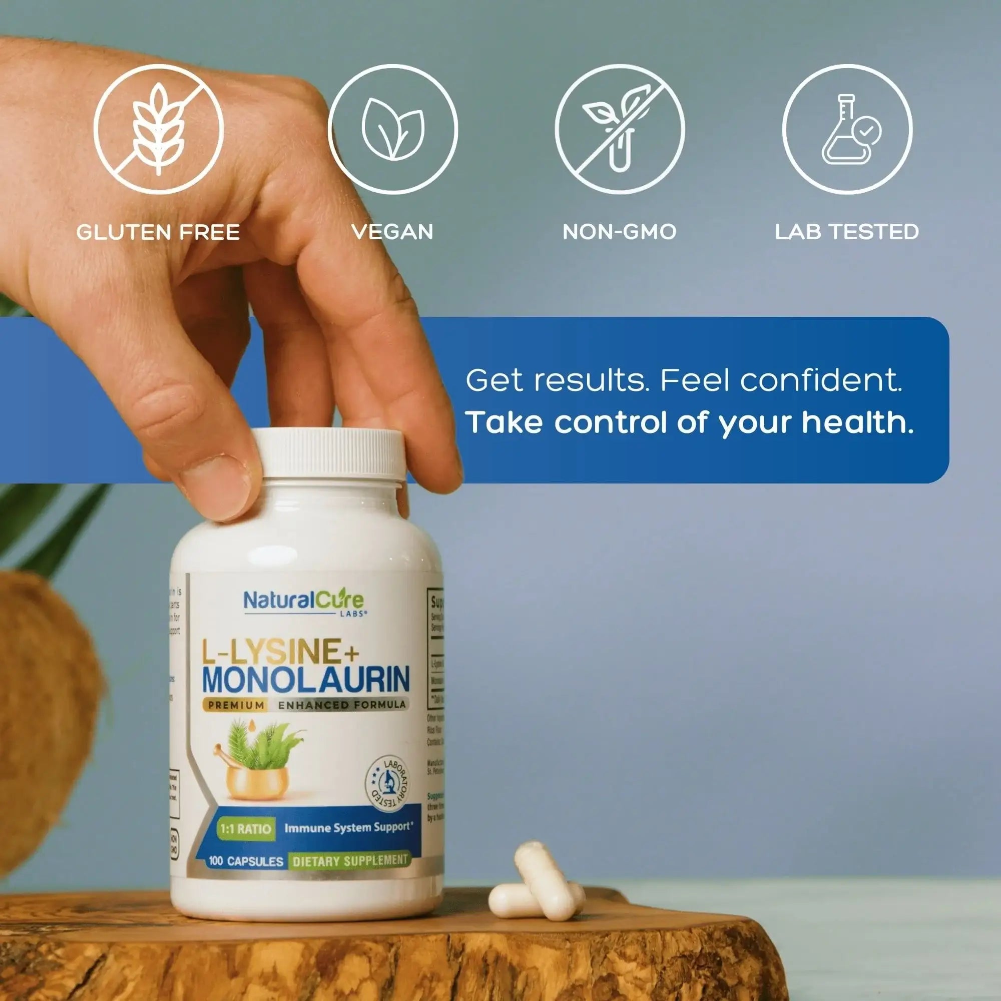 L-Lysine + Monolaurin & Clean L-Lysine