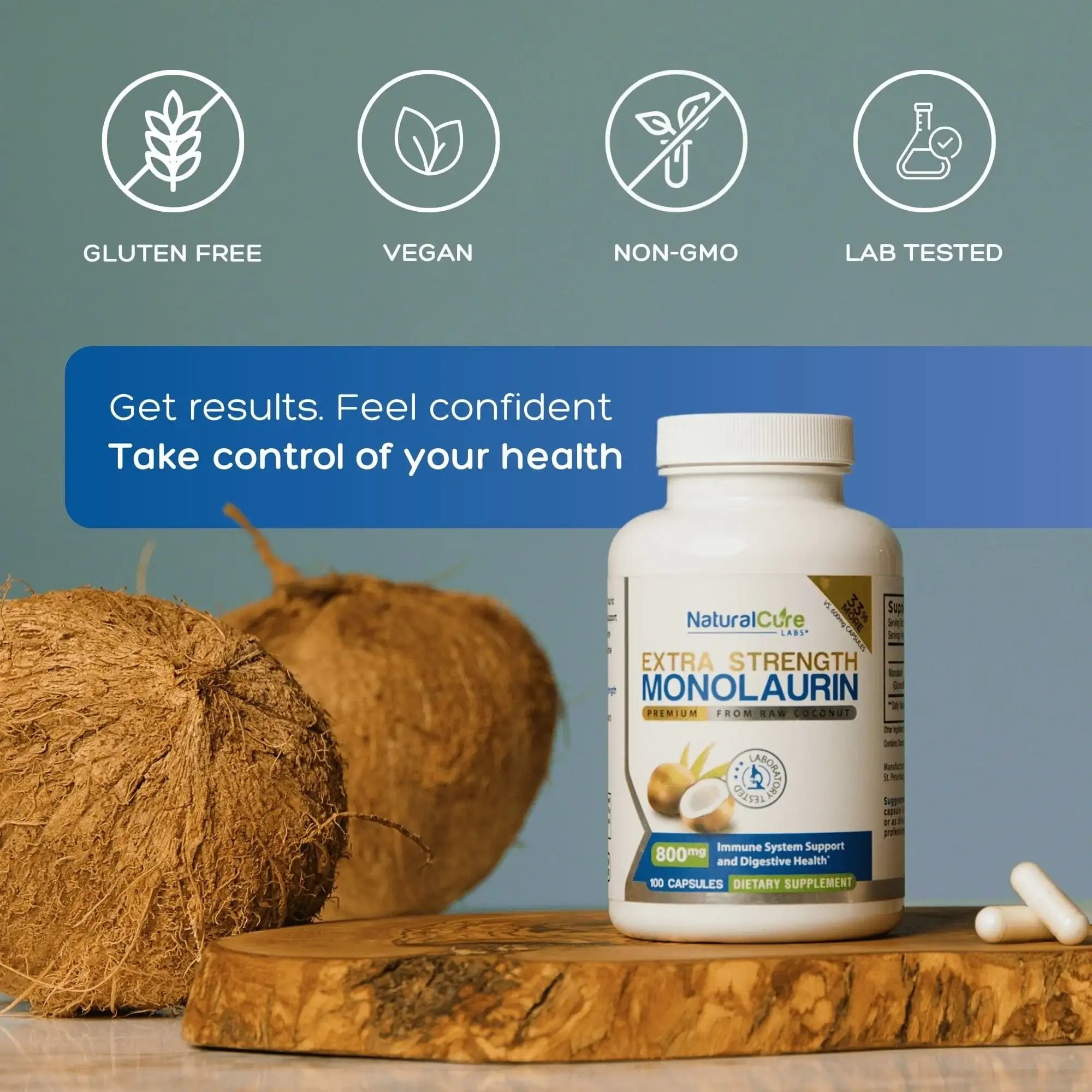 Monolaurin Extra Strength 800mg