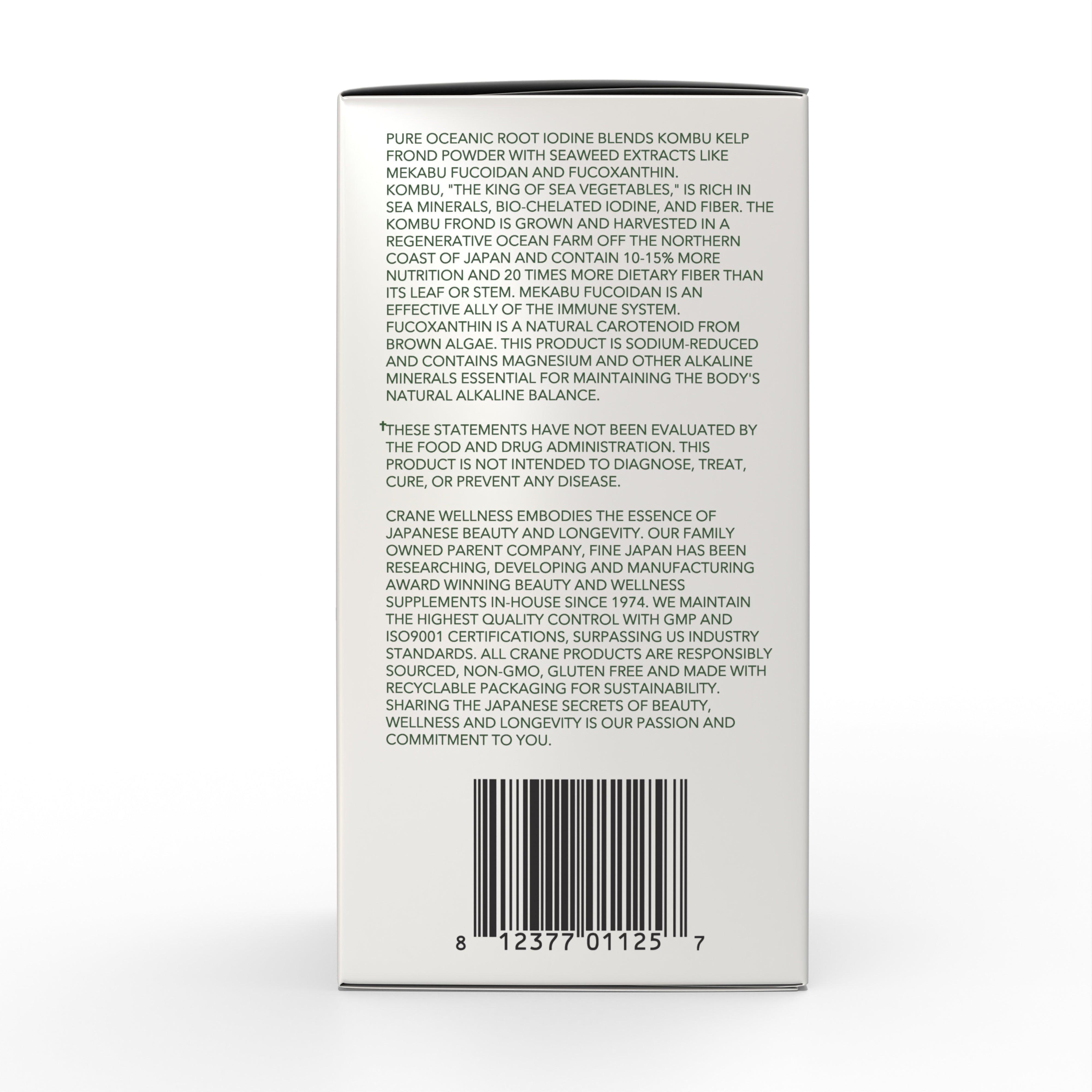 Pure Oceanic Root Iodine Kelp Root Tablets