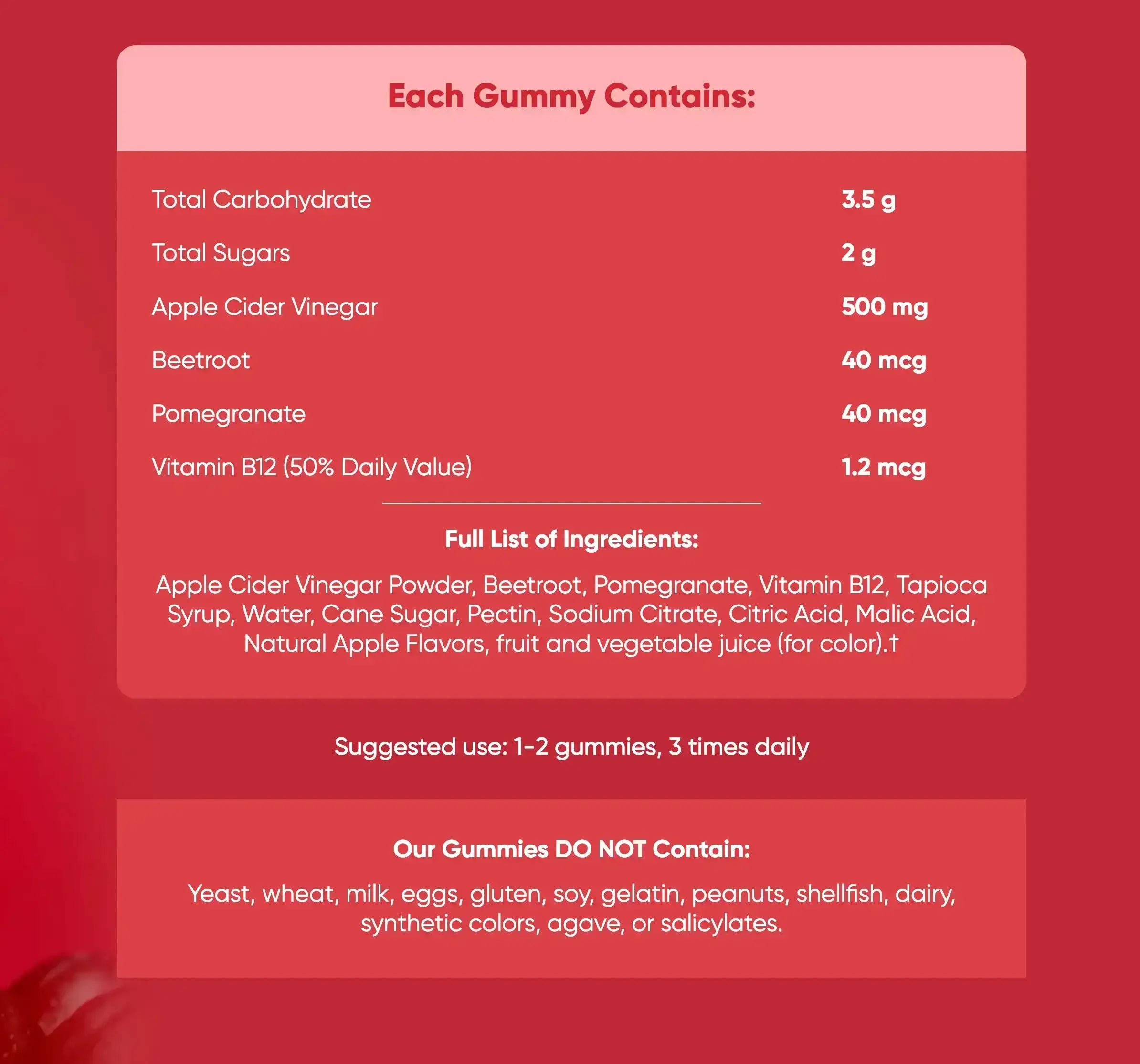 1 Bottle of Goli Nutrition Apple Cider Vinegar Gummies - America's Number One ACV Vitamin Brand - 60 Count