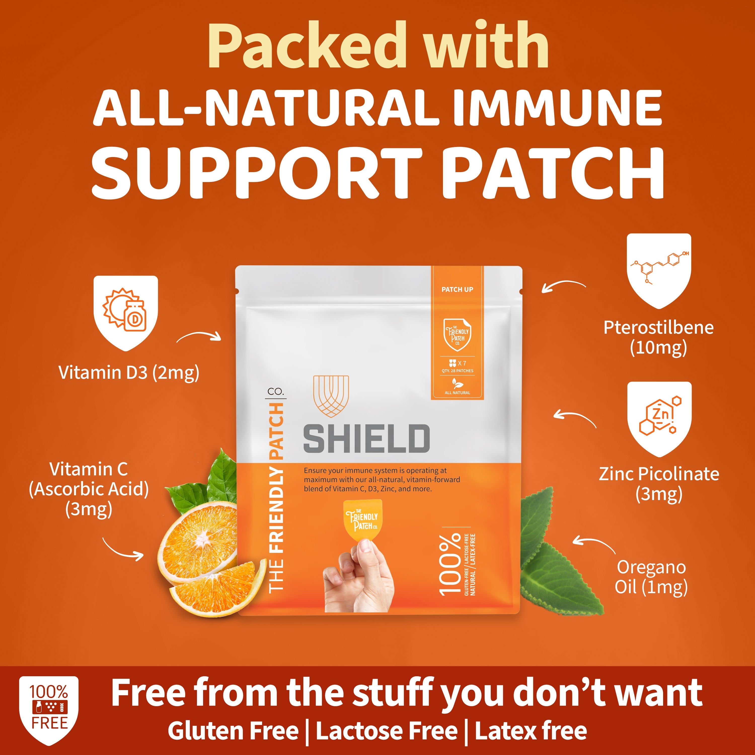 Shield Patch - 28 Patches