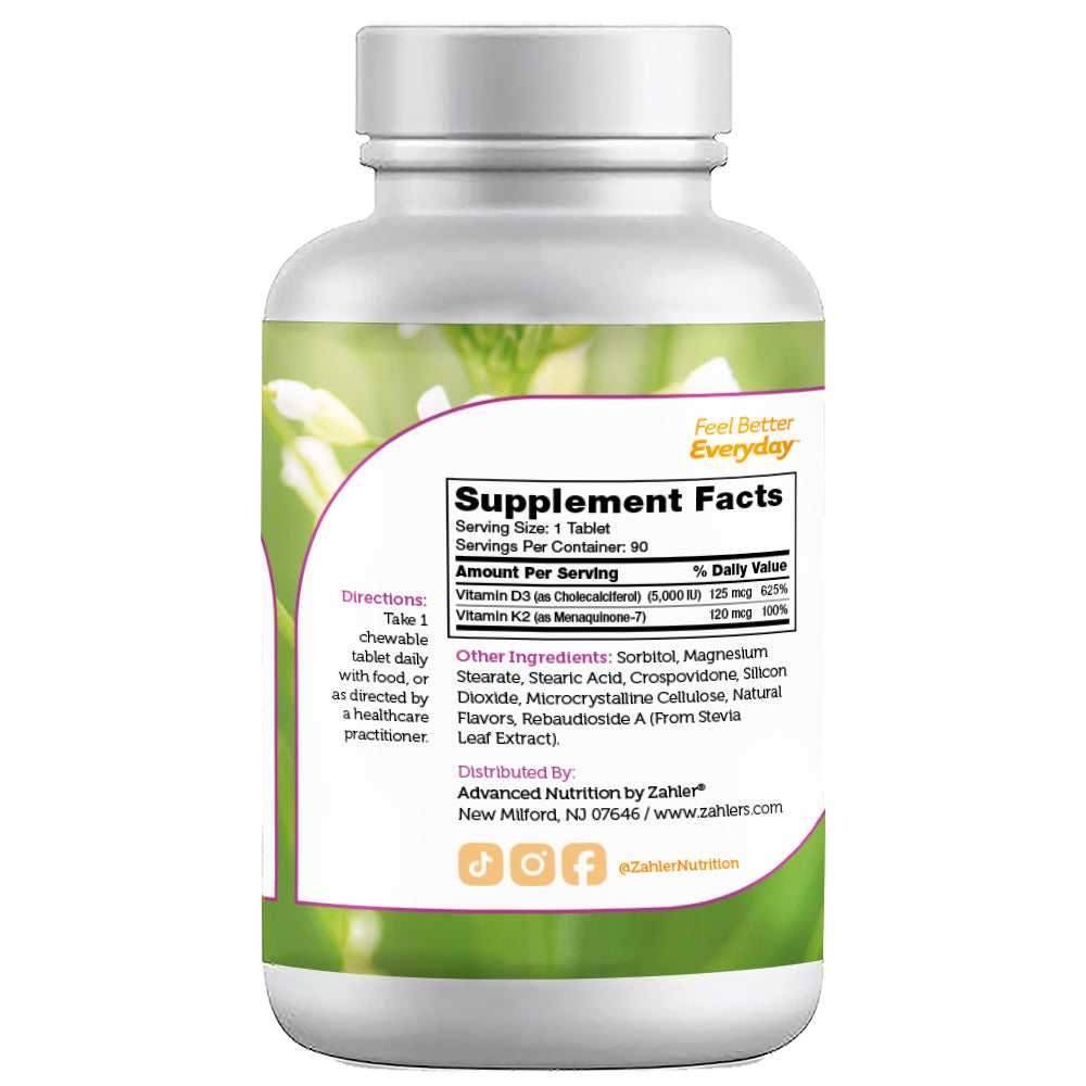 Vitamin D3 & K2 Chewables