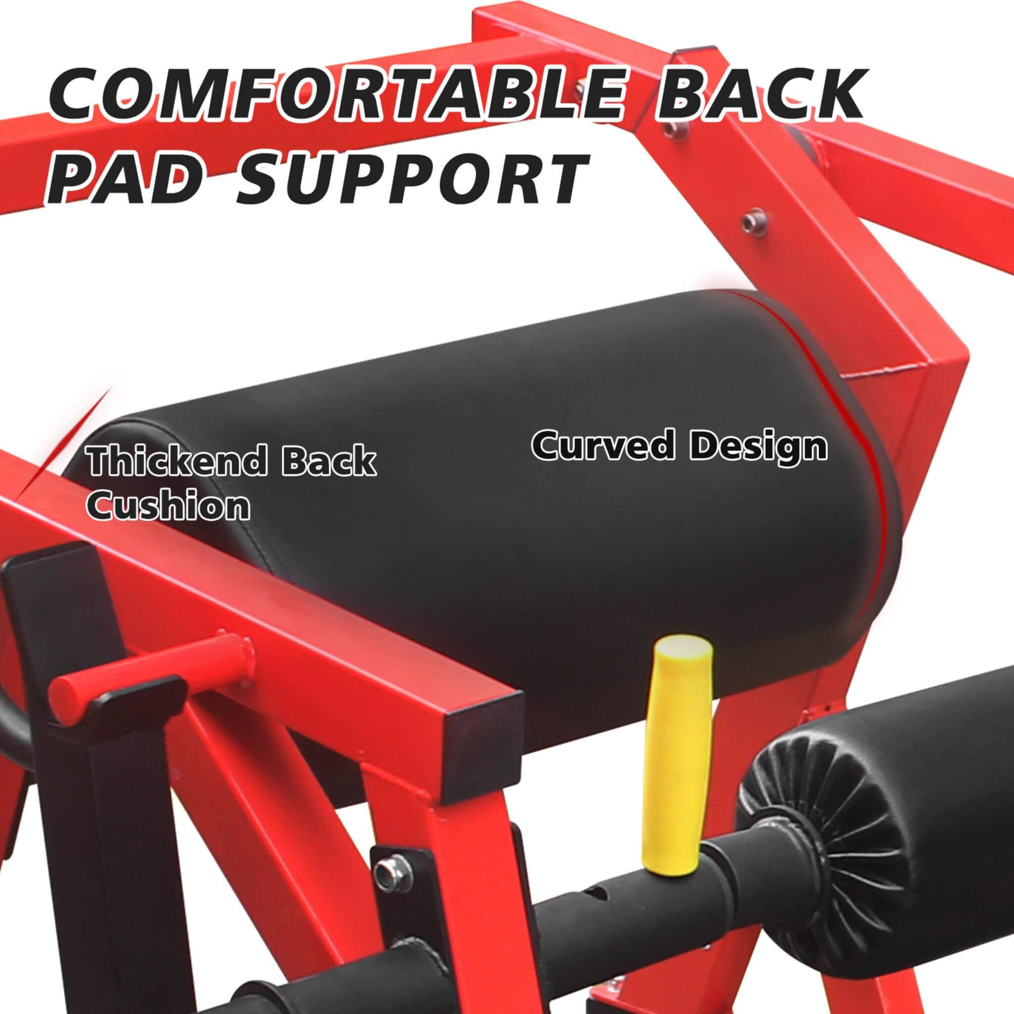 Heavy Duty Hip Thrust Bridge Exercise Machine With Weight Holders (SAK72833)