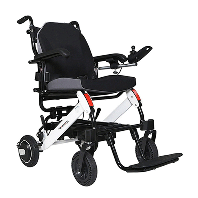 Maidesite 17.5" Wide Seat Lightweight Electric Folding Wheelchair, 500W (90233689)