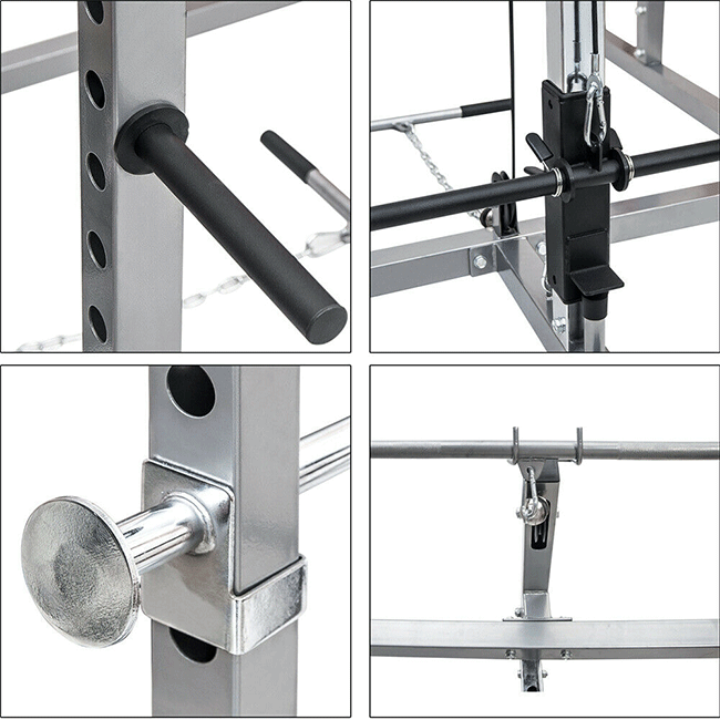 Merax Multi-Functional Olympic Power Squat Rack Cage For Home & Gym (SAK98719)