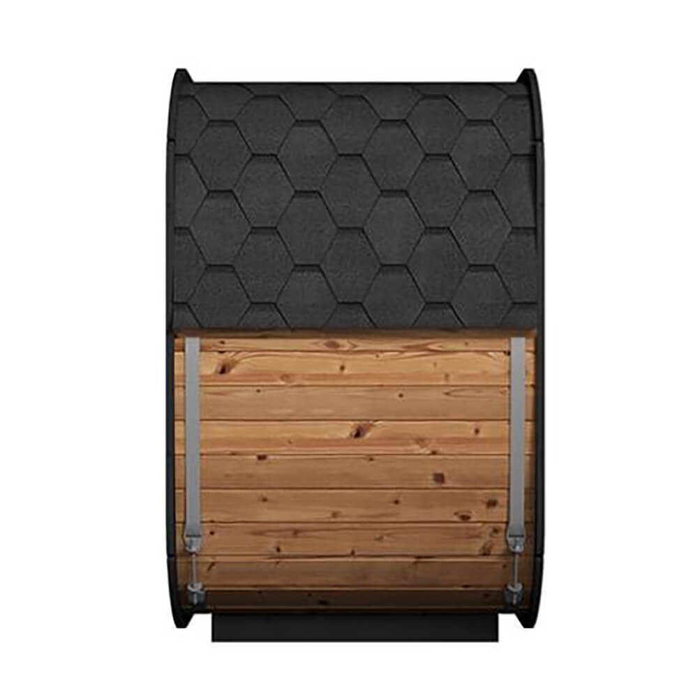 SaunaLife Model CL4G 3-Person Cube-Series Luxury Wooden Outdoor Home Sauna Kit [SL-MODELCL4G] (SAK92610)