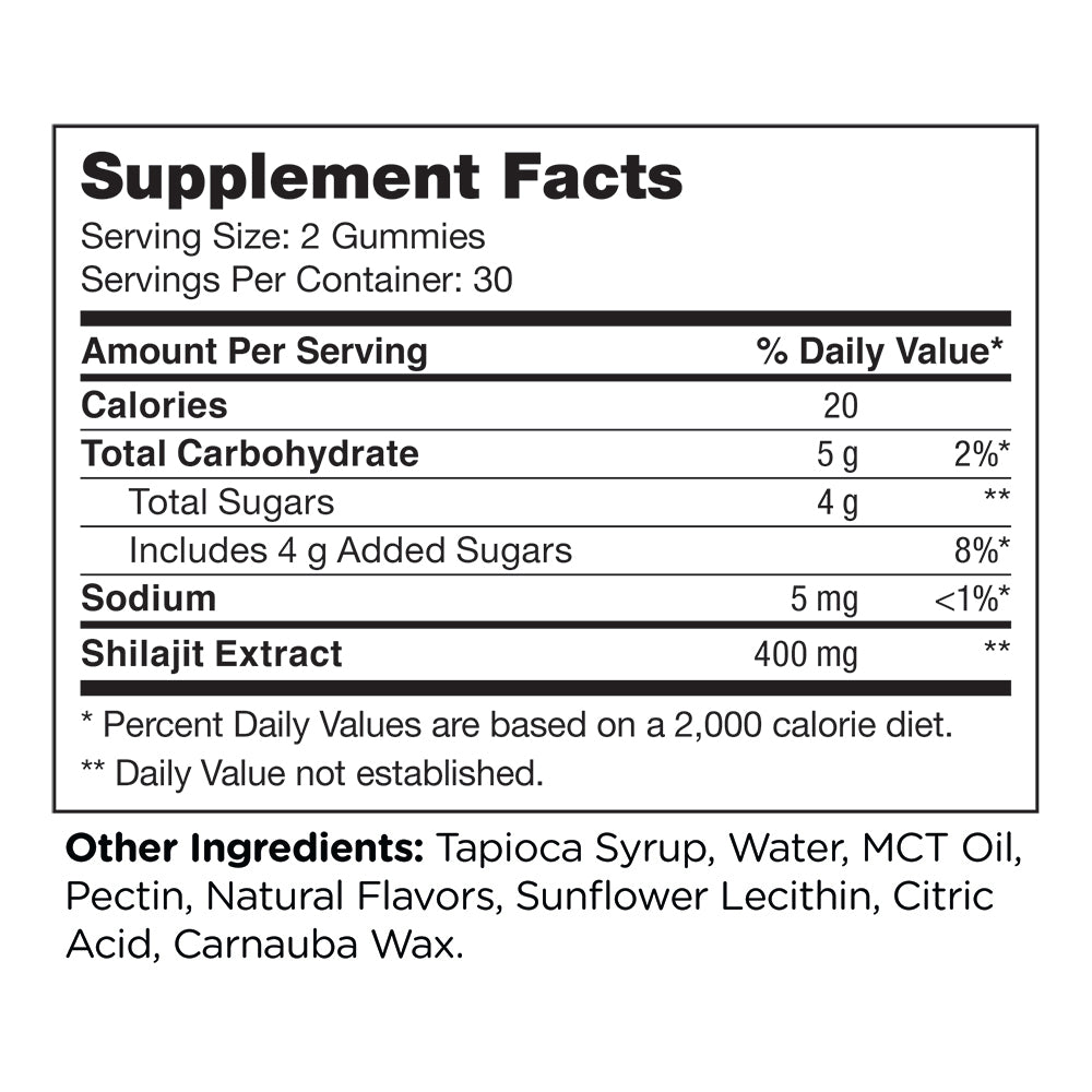 Shilajit Gummies