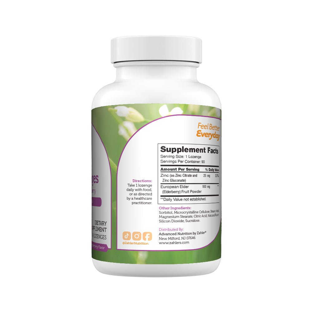 Zinc+Elderberry Lozenges